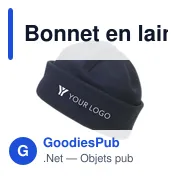 Bonnet en laine polaire personnalisable avec logo - Elliana - Miniature 5