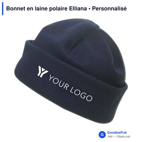 Bonnet en laine polaire personnalisable avec logo - Elliana - Image 9