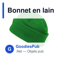 Bonnet en laine polaire personnalisable avec logo - Elliana - Miniature 10
