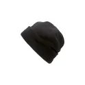 Variante noir - Bonnet en laine polaire personnalisable avec logo - Elliana