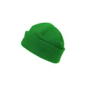 Variante vert - Bonnet en laine polaire personnalisable avec logo - Elliana
