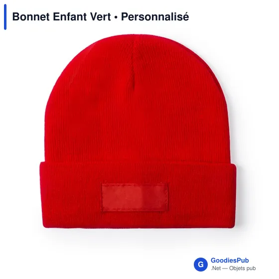 Bonnet Enfant Vert - Image 3