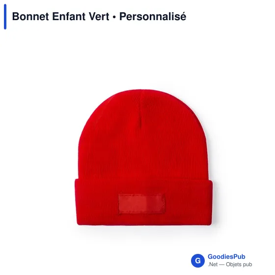 Bonnet Enfant Vert - Image 8
