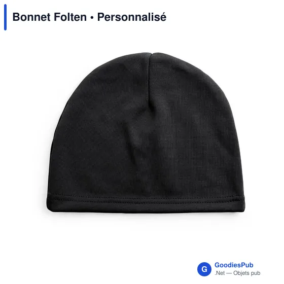 Bonnet de sport personnalisable avec logo - Bonnet Folten - Image 1