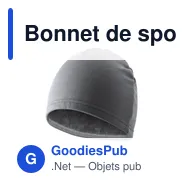Bonnet de sport personnalisable avec logo - Bonnet Folten - Miniature 11