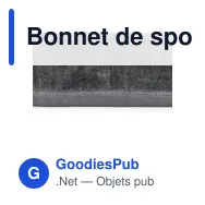 Bonnet de sport personnalisable avec logo - Bonnet Folten - Miniature 12