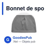 Bonnet de sport personnalisable avec logo - Bonnet Folten - Miniature 9
