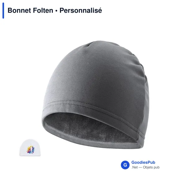 Bonnet de sport personnalisable avec logo - Bonnet Folten - Image 10