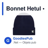 Bonnet Hetul - Miniature 1