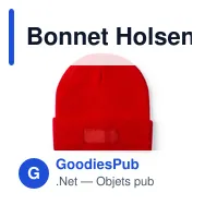 Bonnet Holsen - Miniature 7
