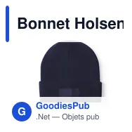 Bonnet Holsen - Miniature 8
