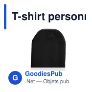 T-shirt personnalisable avec logo pour entreprise - modèle Jive - Miniature 11