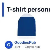 T-shirt personnalisable avec logo pour entreprise - modèle Jive - Miniature 10