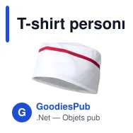 T-shirt personnalisable avec logo pour entreprise - modèle Lyra - Miniature 4