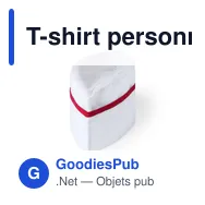 T-shirt personnalisable avec logo pour entreprise - modèle Lyra - Miniature 6