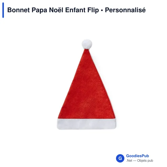 Bonnet Papa Noël Enfant Flip - Image 2