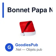 Bonnet Papa Noël Enfant Flip - Miniature 3