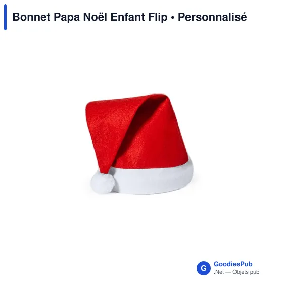 Bonnet Papa Noël Enfant Flip - Image 3