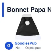 Bonnet Papa Noël Papa Noel - Miniature 11
