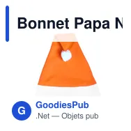 Bonnet Papa Noël Papa Noel - Miniature 5