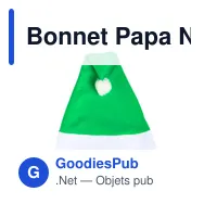 Bonnet Papa Noël Papa Noel - Miniature 9
