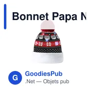 Bonnet Papa Noël Plumex - Miniature 1