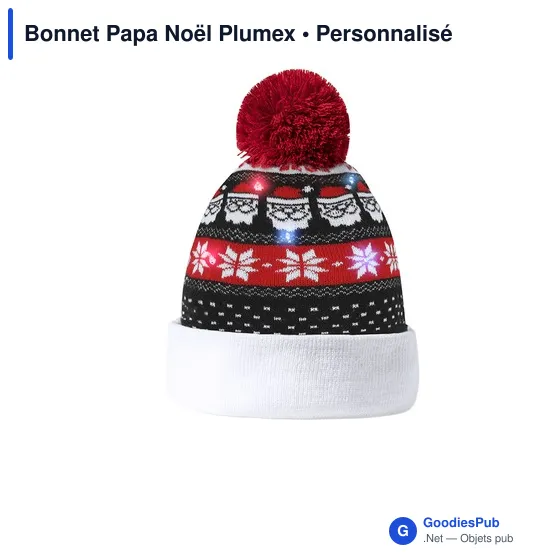Bonnet Papa Noël Plumex - Image 1