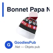 Bonnet Papa Noël Plumex - Miniature 2