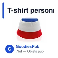 T-shirt personnalisable avec logo pour entreprises - Bob - Miniature 7