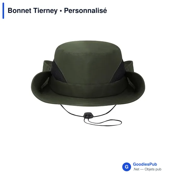 Bonnet personnalisable Tierney avec logo - Chapeau en polyester - Image 6