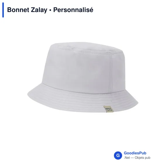 Bonnet personnalisable Zalay avec protection solaire UPF50+avec logo - Image 1