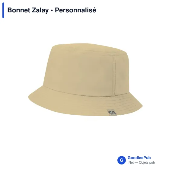 Bonnet personnalisable Zalay avec protection solaire UPF50+avec logo - Image 5