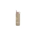 Variante beige - Bouteille isotherme personnalisable Bonny RCS en acier inoxydable recycléavec logo