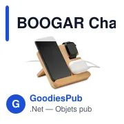 BOOGAR Chargeur sans fil 3 en 1 15W - Miniature 3