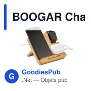 BOOGAR Chargeur sans fil 3 en 1 15W - Miniature 5