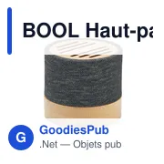 BOOL Haut-parleur Bambou RPET - Miniature 1