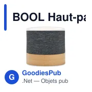 BOOL Haut-parleur Bambou RPET - Miniature 2