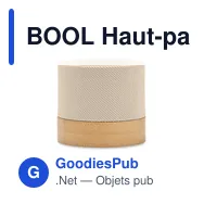 BOOL Haut-parleur Bambou RPET - Miniature 11