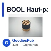 BOOL Haut-parleur Bambou RPET - Miniature 7