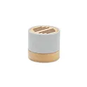 Variante blanc - BOOL Haut-parleur Bambou RPET