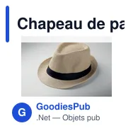 Chapeau de paille personnalisable avec logo - BOOWIE - Miniature 5