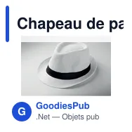 Chapeau de paille personnalisable avec logo - BOOWIE - Miniature 8