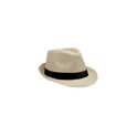 Variante beige - Chapeau de paille personnalisable avec logo - BOOWIE