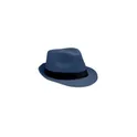 Variante bleu - Chapeau de paille personnalisable avec logo - BOOWIE
