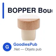 BOPPER Bouchon en hêtre - Miniature 1