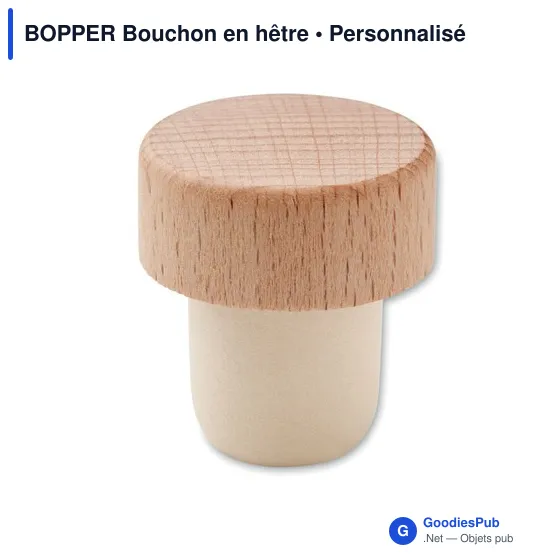 BOPPER Bouchon en hêtre - Image 1