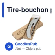 Tire-bouchon personnalisable Bordeaux avec logo - Accessoire vin - Miniature 1