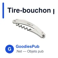 Tire-bouchon personnalisable Bordeaux avec logo - Accessoire vin - Miniature 3
