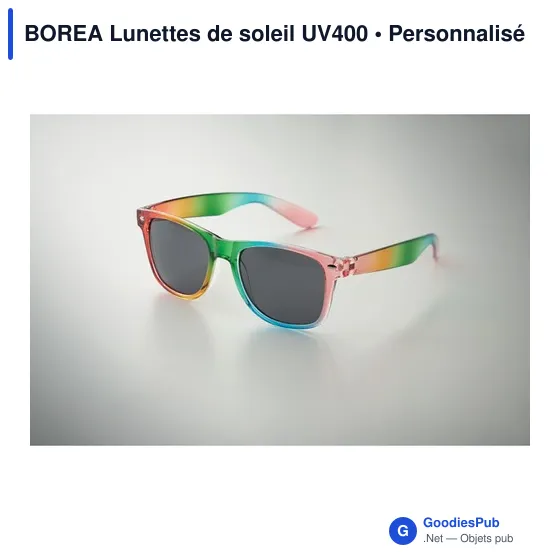 Lunettes de soleil personnalisables BOREA avec logo - UV400 - Image 5