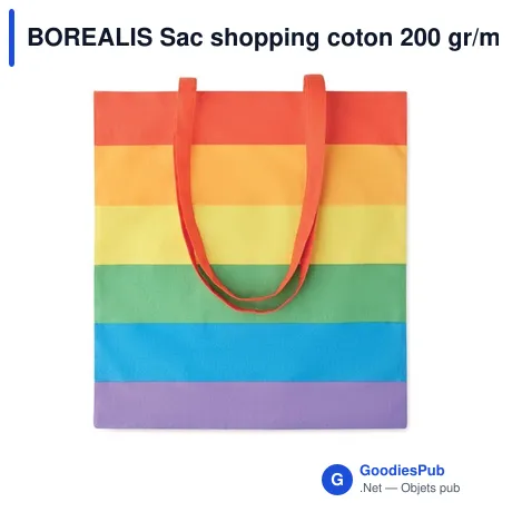 BOREALIS Sac shopping coton 200 gr/m²